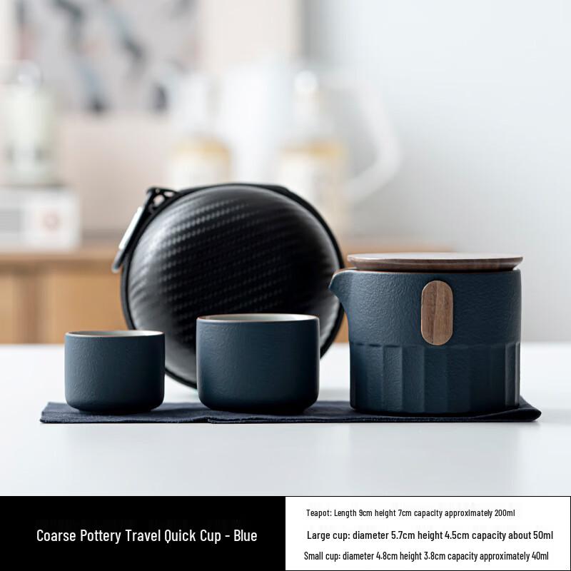 Portable Ceramic Kung Fu Travel Tea Set