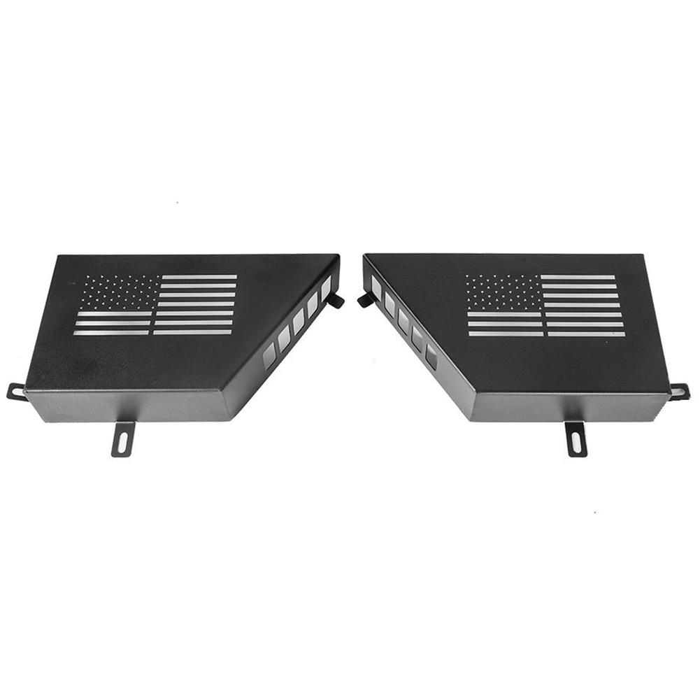 2Pcs Metal Front Door Storage Box Wear Resist Door Side Insert Organizer Door Storage Pockets for 2007-2018 Jeep Wrangler
