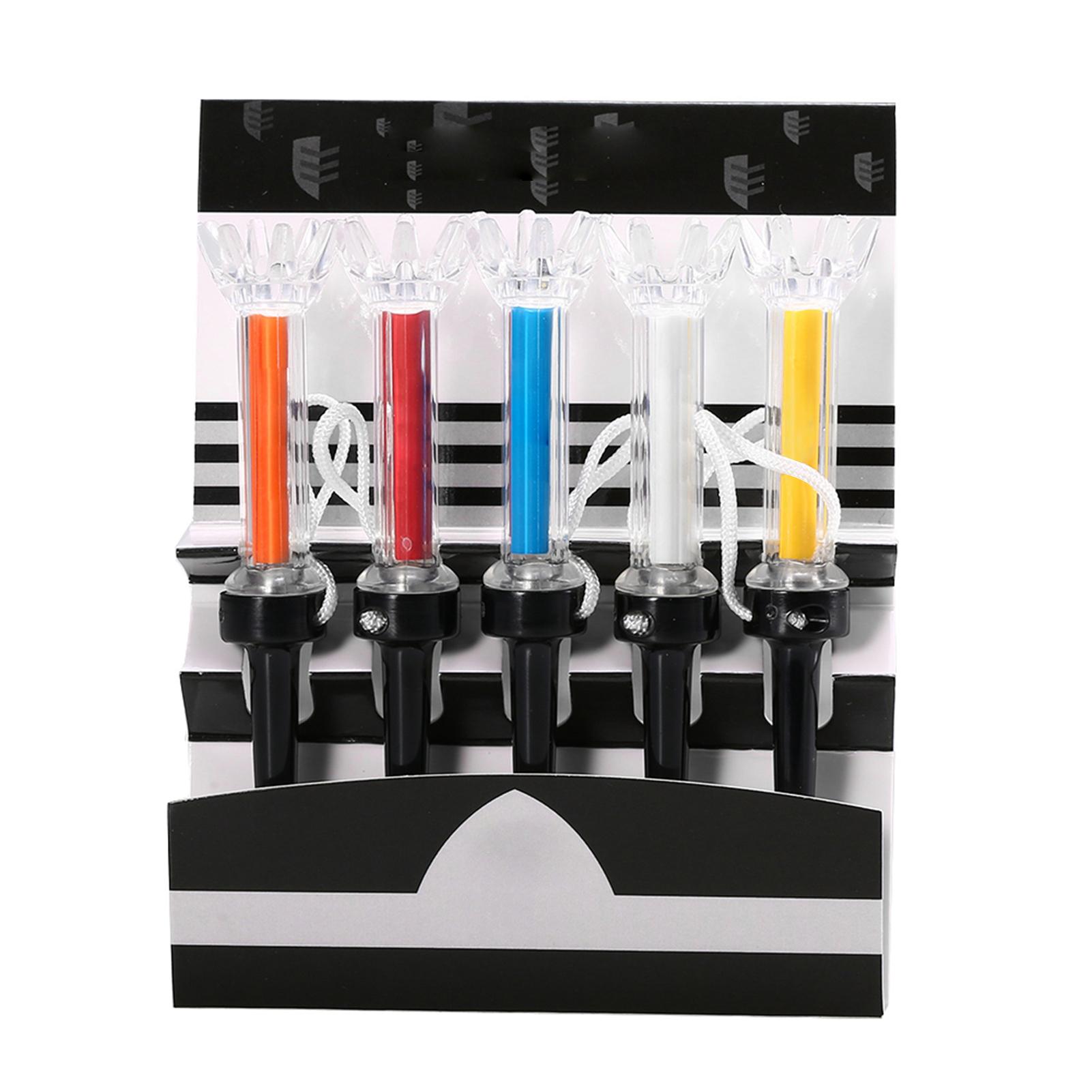 

79mm 90mm 5Pcs Golf Training Ball Tee Magnetic Step Down Golf Ball Holder Tees Golf Accessories