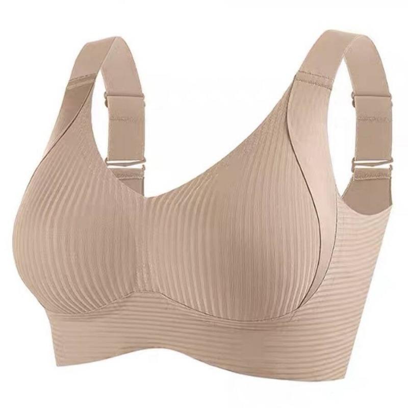 Plus Size Shaping Breathable Wireless Bra For Large Bust Women Anti Sagging