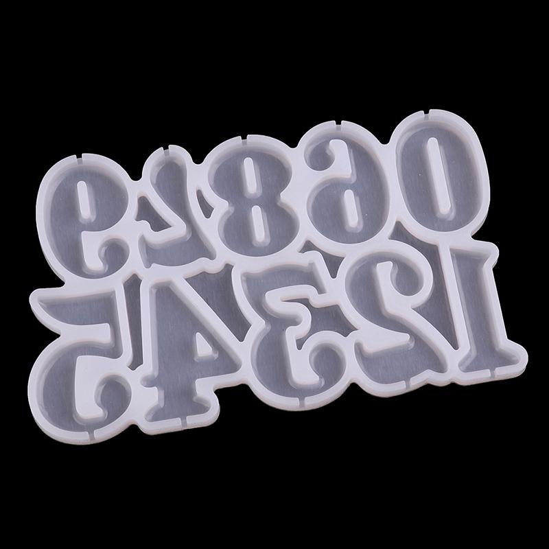 Numeric Shaped Modeling Diy Silicone Mold Birthday Cake Decorating Baking Mold