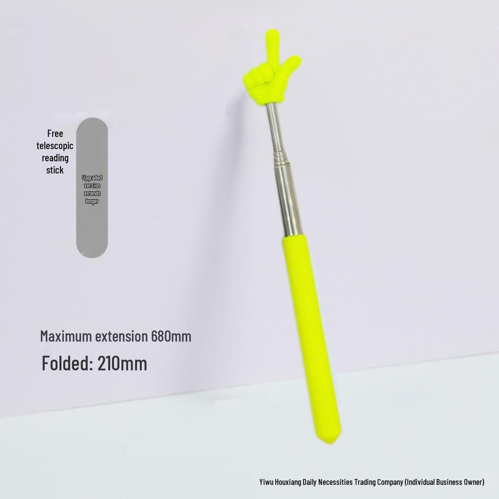 Telescopic Stainless Steel Pointer for Teaching and Reading
