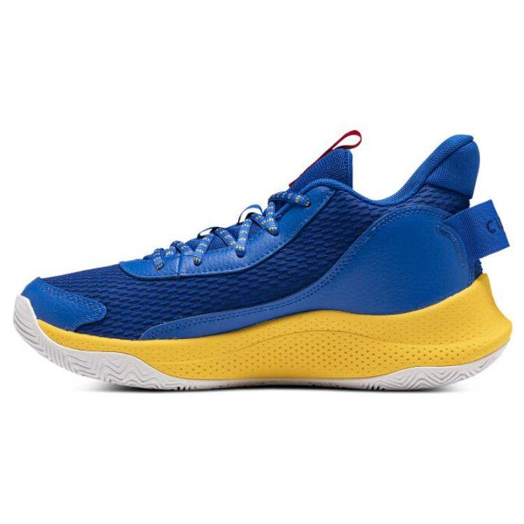 Under Armour Men s Curry 3Z7 Basketball Shoes Blue Yellow 3026622-400 42.5