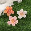 AWAYTR Orange Peach Blossom Hairpin Floral Duckbill Hair Clips Valentine Headwear Girl Hair Accessories Festival Gift