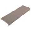 Step Mats 15 Pcs 65 X 21 X 4 Cm Dark Beige Rectangular Edge