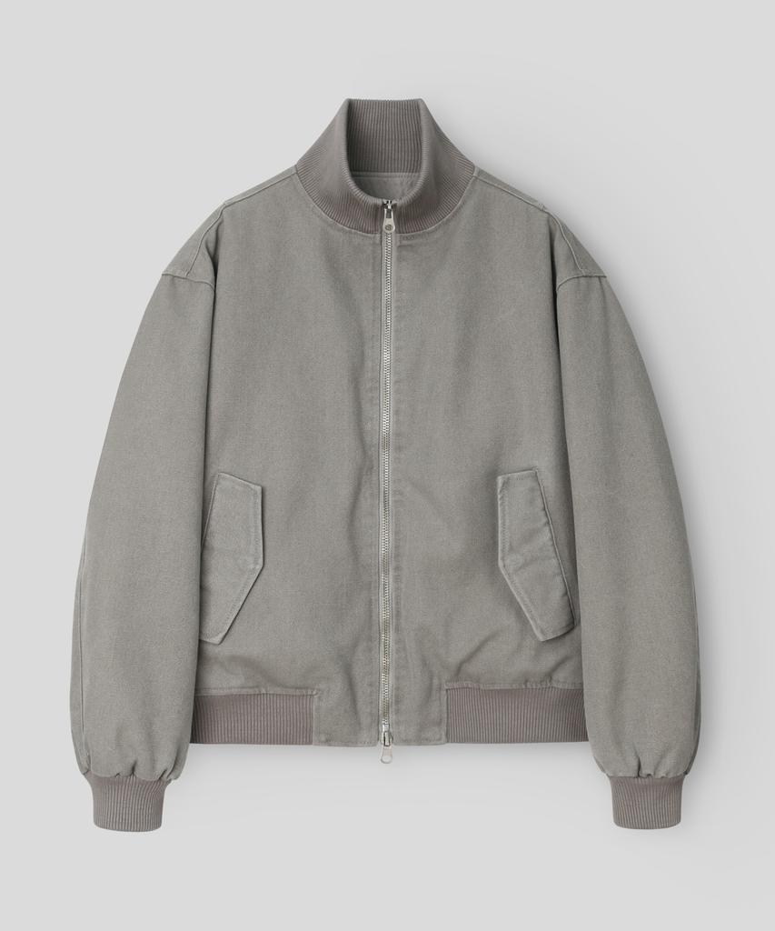 Indust Crop Terra Cotton Blouson Jacket_Gray