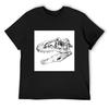 Allosaurus Skull T-Shirt Sublime Plus Sizes Heavyweights Topping Oversized T Shirts for Men