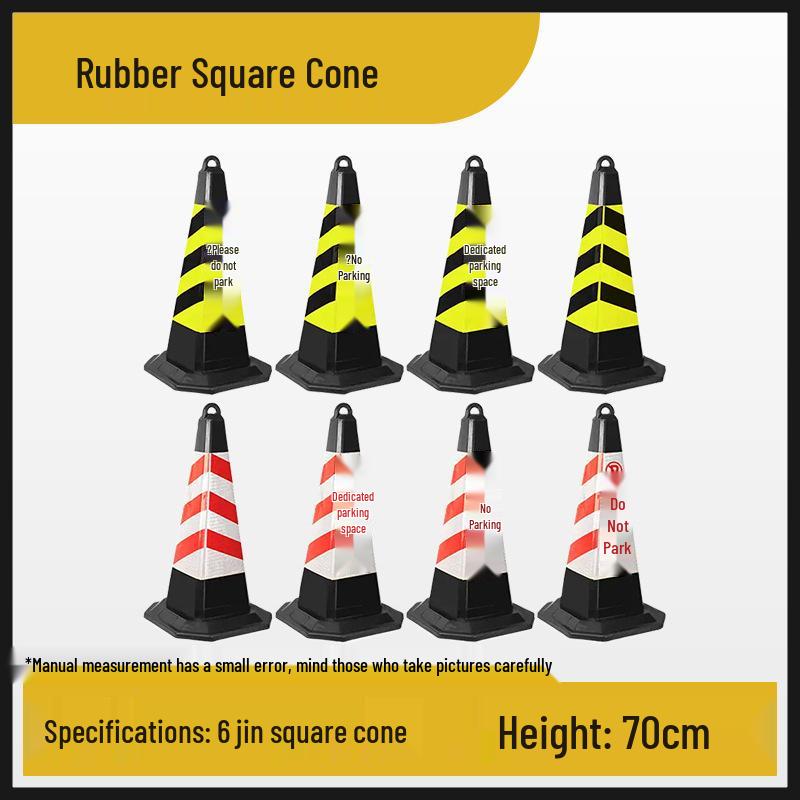 70cm No Parking PVC Reflective Traffic Cone