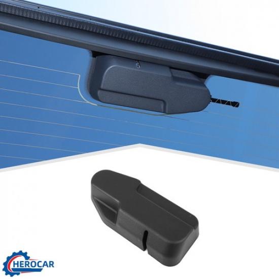 Rear Windshield Wiper Arm Blade Decor Cover Cap Trim for Ford Bronco + Black