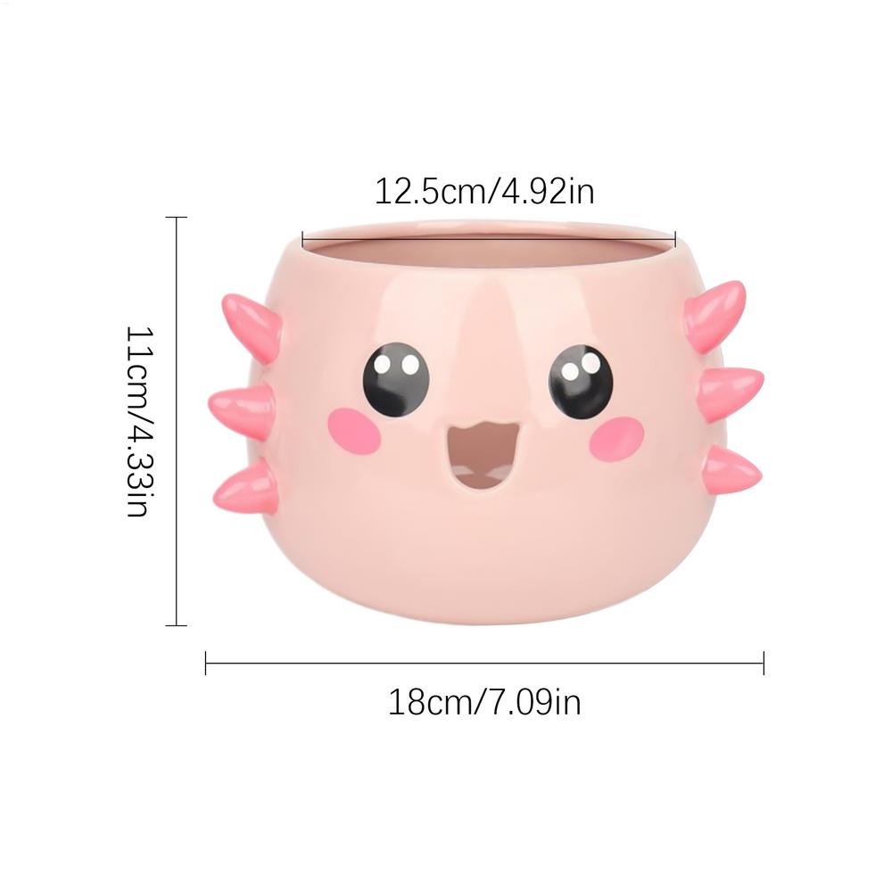 

Crochet Bowls for Yarn Cartoon Design Yarn Dispenser Knitting Organizer Storage Pot for Knitters Crocheters Beginners Supplies