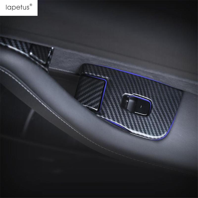 Lenkrad Air Read Licht Türschloss Sitzverstellpanel Abdeckung Zierleiste Innenraumzubehör Für Tesla Model 3 Model Y - 2024