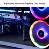 2025 Graphics Card Support Jack Telescopic Rotary Adjustable Aluminum Alloy Magnetic Suction BracketDesktop Brace