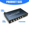 HDTV Sound Extractor Decoding 4K 5.1CH HDTV Sound Extractor Amplifier HDTV 3.5mm Analog Converter Output  5.1 Channel