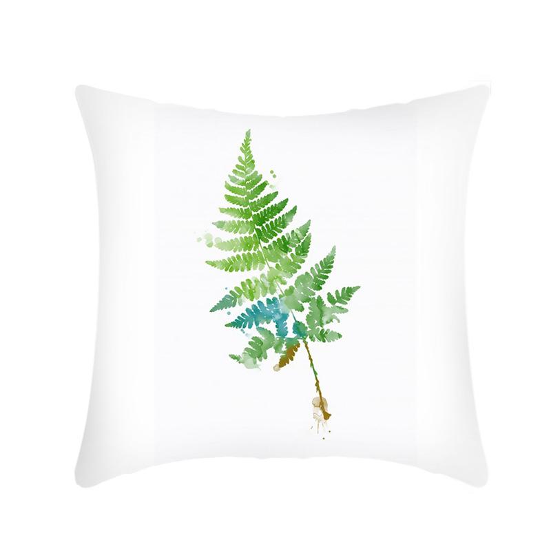 New Green Plant Pillow Ins Creative Home Sofa Pillow Cover Does Not Contain Core
