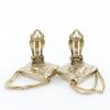 CHANEL Matelasse Earring gold Plated Gold 24.6g Women Used
