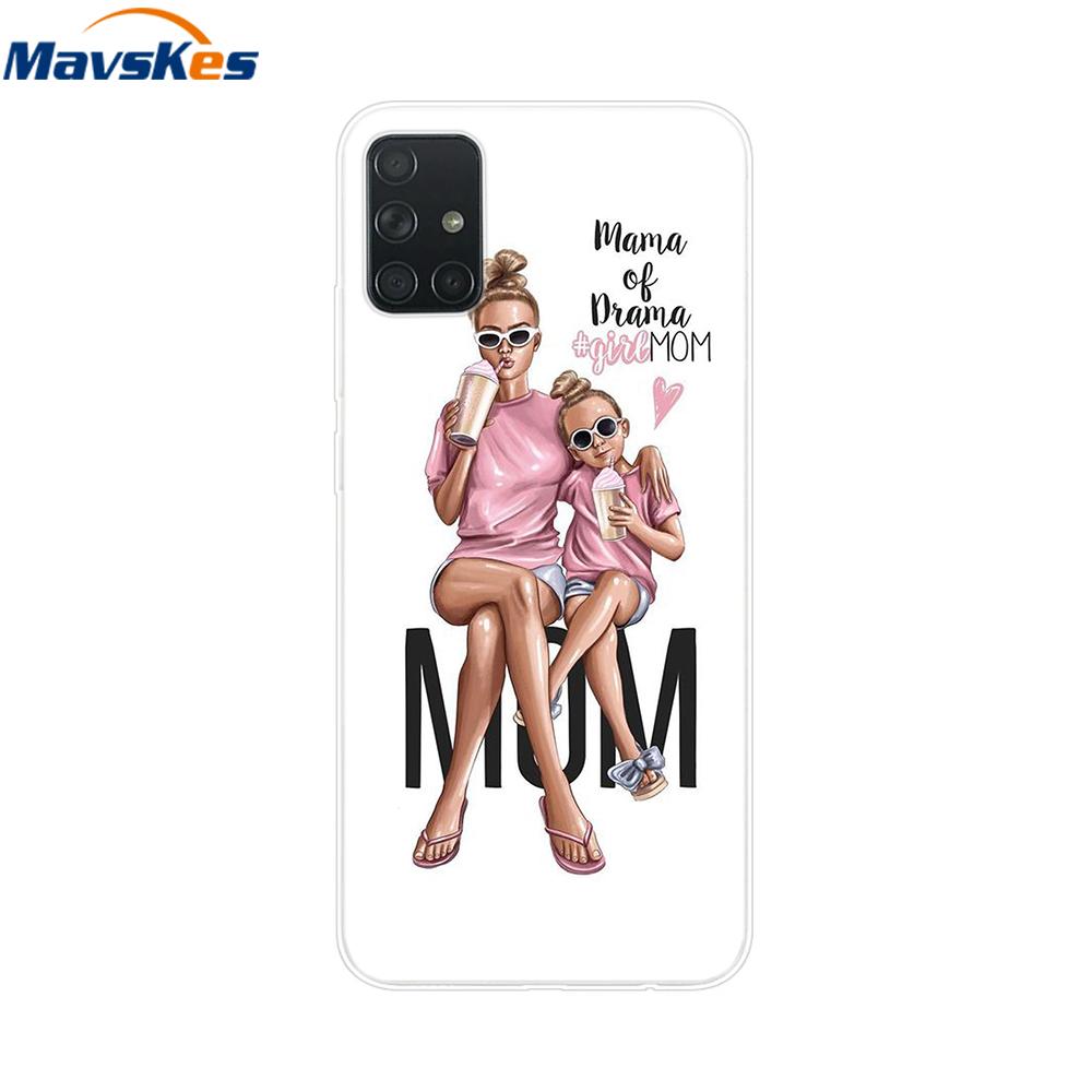 For Samsung Galaxy A51 Case Silicon Transparent Back Cover Phone Case for Samsung Galaxy A71 SM-A715F A515F A 51 71 Cover Fundas