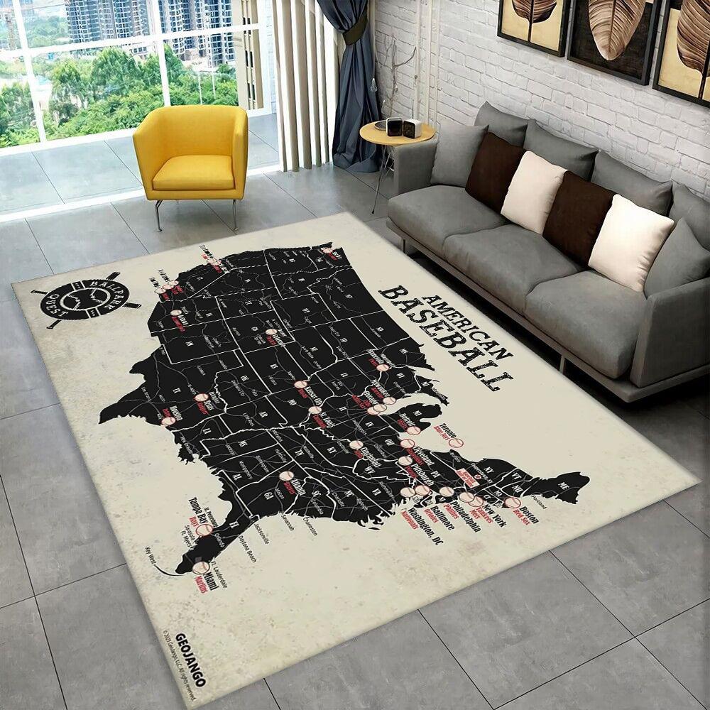 27 Style Sports City Event Map Racing Track Carpet Rug for Home Living Room Bedroom Sofa Doormat Decor,kids Non-slip Floor Mat