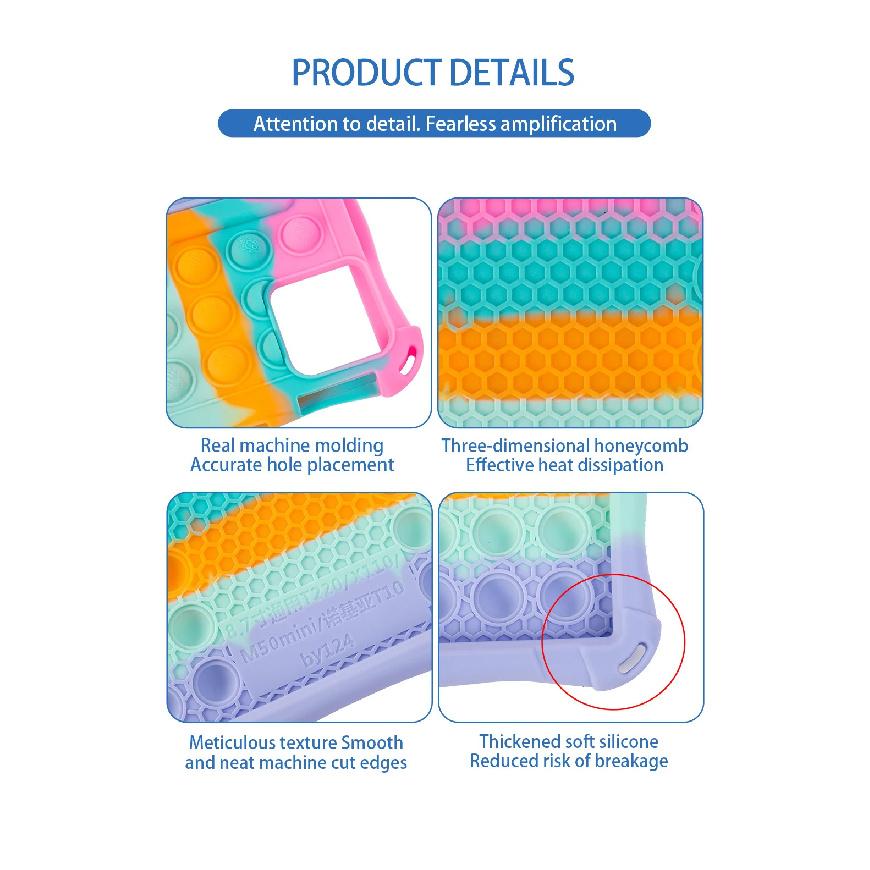 Adjustable Stand Silicone Case For Xiaomi Redmi Pad SE 4G 2024 8.7 inch Kids Cover With Shoulder Strap Shockproof Multi-angles
