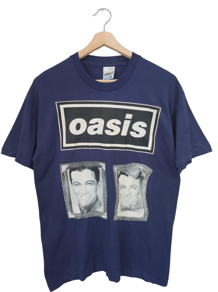 Vintage 90s OASIS Shaker maker Oasis Tour Concert T-shirt promo album 90s Oasis Rock britpop t Shirt L mint condition liam noel reunion tour