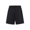 Nike Sportswear Knitted Straight Leg Drawstring Cotton Summer Solid Low Waist Sports Casual Shorts Women Shorts Black CJ3755-010