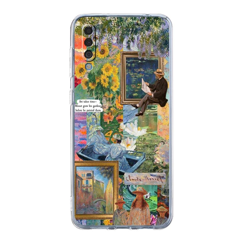 Starry sky van gogh art Phone Case For Samsung A14 5G A12 A22 A32 A34 A42 A52 A54 A50 A70 A30 A40 A20E A10S A20S A02S A04S Cover