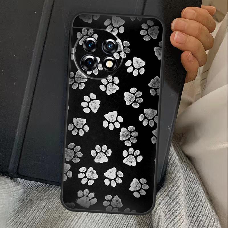 Dog Paw Case For OnePlus Nord 5 CE 2 3 4 Lite N10 N20 N30 OnePlus 13 12 11 10T 13s 10R 12R 13R Cover