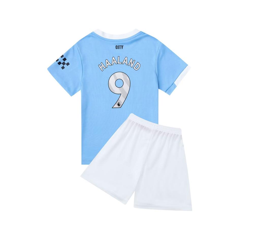 25-26 Man C Home Court No. 9 Football Jersey Children'S Jersey Children'S Clothing Size 14-3Xl