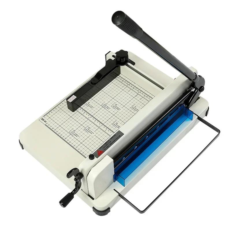 

858a4 Manual Thick Layer Paper Cutter Heavy-duty Tool High-strength Cold-rolled Steel Plate A4 Paper Cutter бежевый
