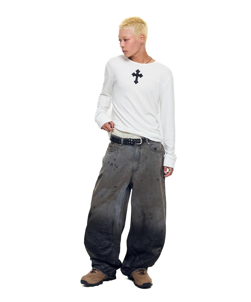 AAKAM Akm Cros2 Long Sleeve (White)