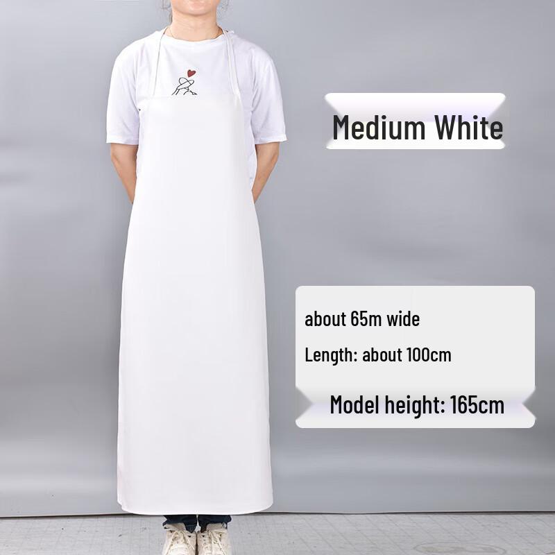 Soft Waterproof PU Leather Kitchen Apron