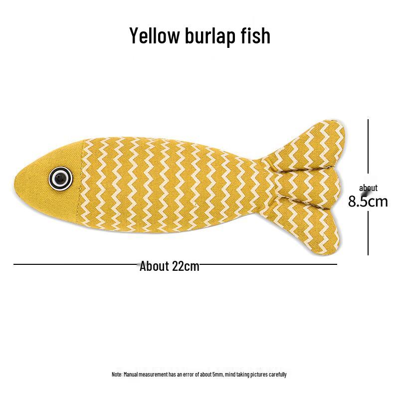 Sanhe Catnip Simulation Fish Cat Toy