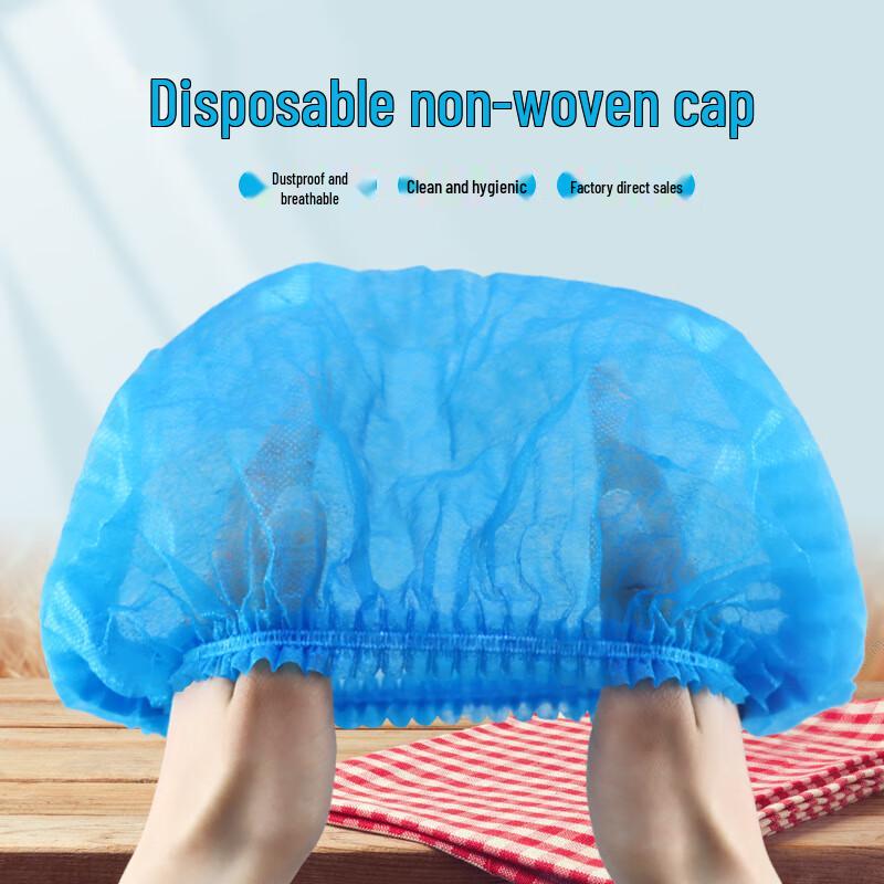 

Disposable Non-Woven Hair Caps (100-Pack)