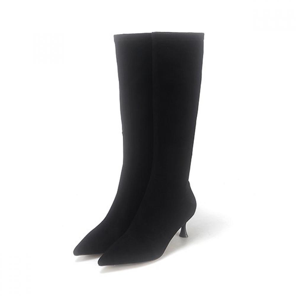 

Barbara Suede Long Boots 5.5cm Bbg834bk 250mm