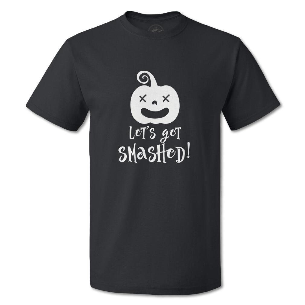 Funny Graphic T Shirts Halloween Let s Get Smashed Style A Cotton Bats Top XXXL