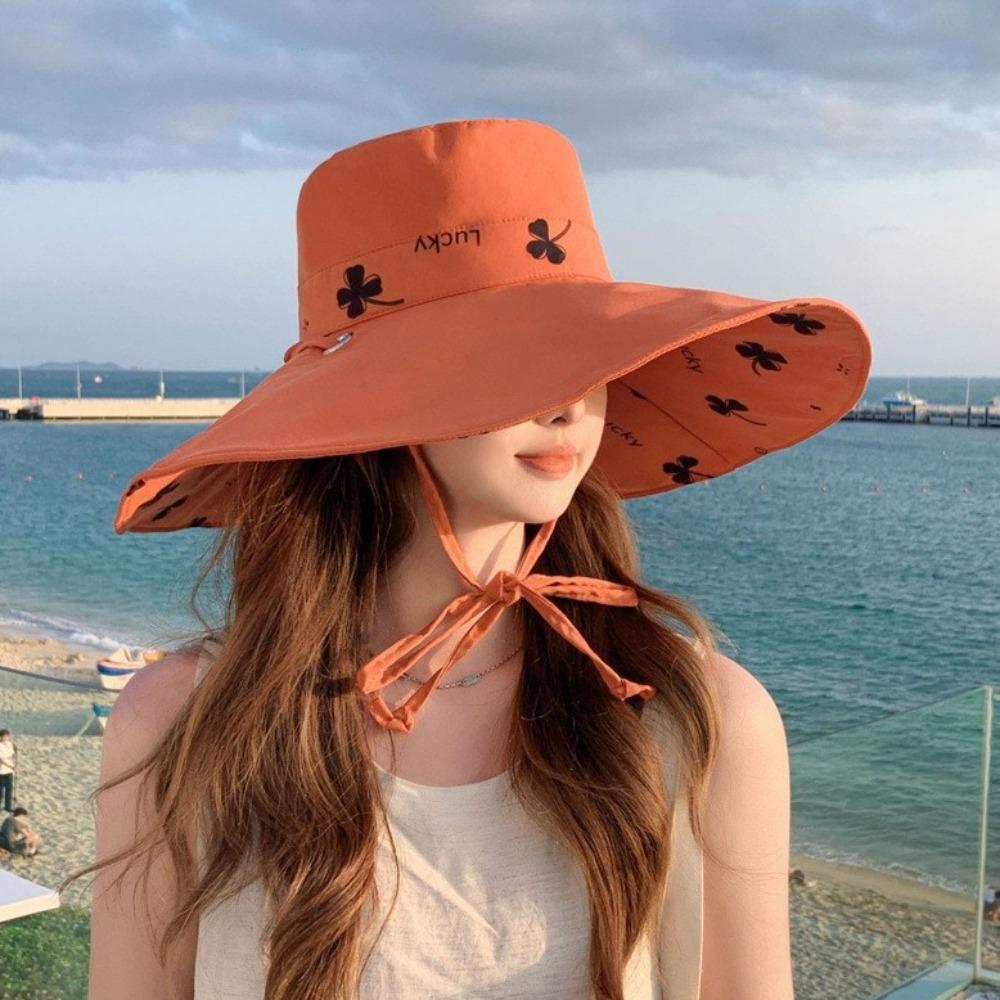 Anti-UV Visor Cap Anti-Sun Beach Hat New Bucket Hat Summer