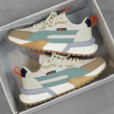 Mens Casual Sneakers Comfortable Soft Bottom Male Trainers Fashion Classic Non-Slip Lace-Up Tennis Shoes Sport Shoes Man