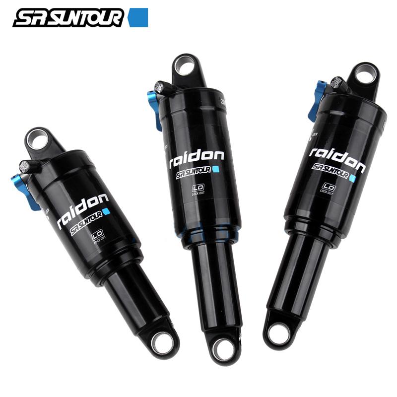 SR SUNTOUR 165mm Shocks baicycle 165/190/200mm Rebound Pressure BMX Mountain Bike XC Air Suspension Absorber Lighter to DNM