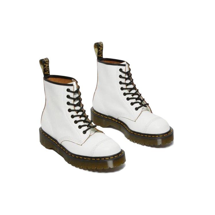 Dr. Martens 1460 Bex Made In England Toe Cap Lace Up Boots 'White' 27386100