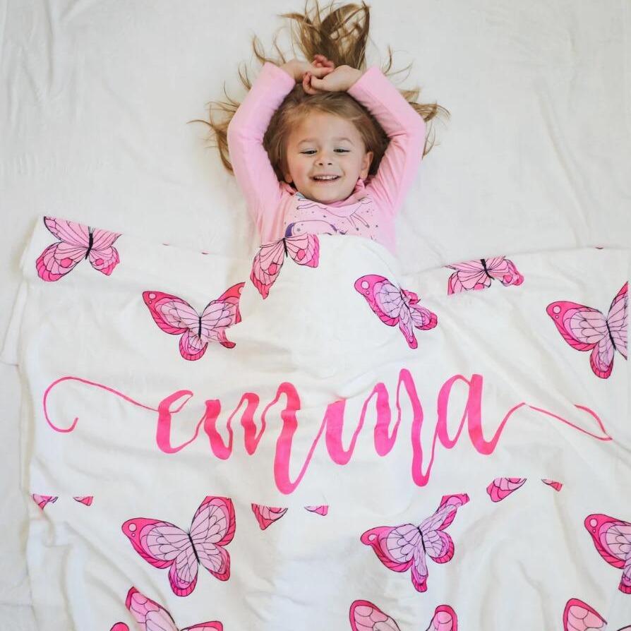 Kinder Personalisierte Namens Flanelldecke Für Mädchen Und Jungen Kundenspezifische Babydecken Buchstaben Fleece Geburtstagsgeschenk Decke