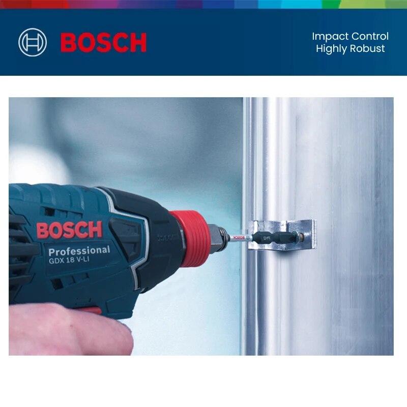 Bosch Profesionální rázové bity Tvrdé rázové šroubovací bity S2 Sada ocelových šroubovacích bitů pro elektrické nářadí Bosch GDR GDX