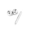 5pcs 316L Stainless Steel Tongue Nipple Barbell Ring Body Jewelry
