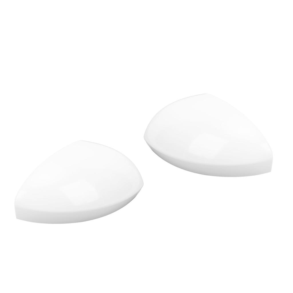 Door Mirror Cover Unpainted White Rearview Side Mirror Cap Wing Mirror Housing Replacement for Altim