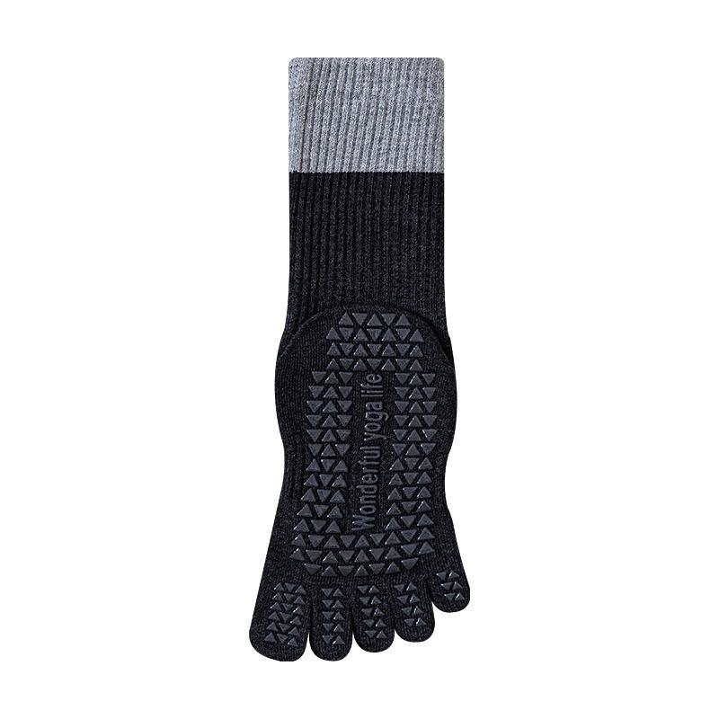 Women's Anti-Slip Five-Finger Yoga Socks for Pilates and Indoor Fitness