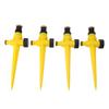 4pcs Garden Sprinklers Professional Efficient 360 Degree Automatic Rotating Lawn Sprinkler for Yard Patio Outdoor Garden
