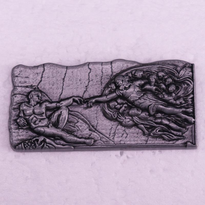 Michelangelo s Creation of Adam 3D Relief Magnet