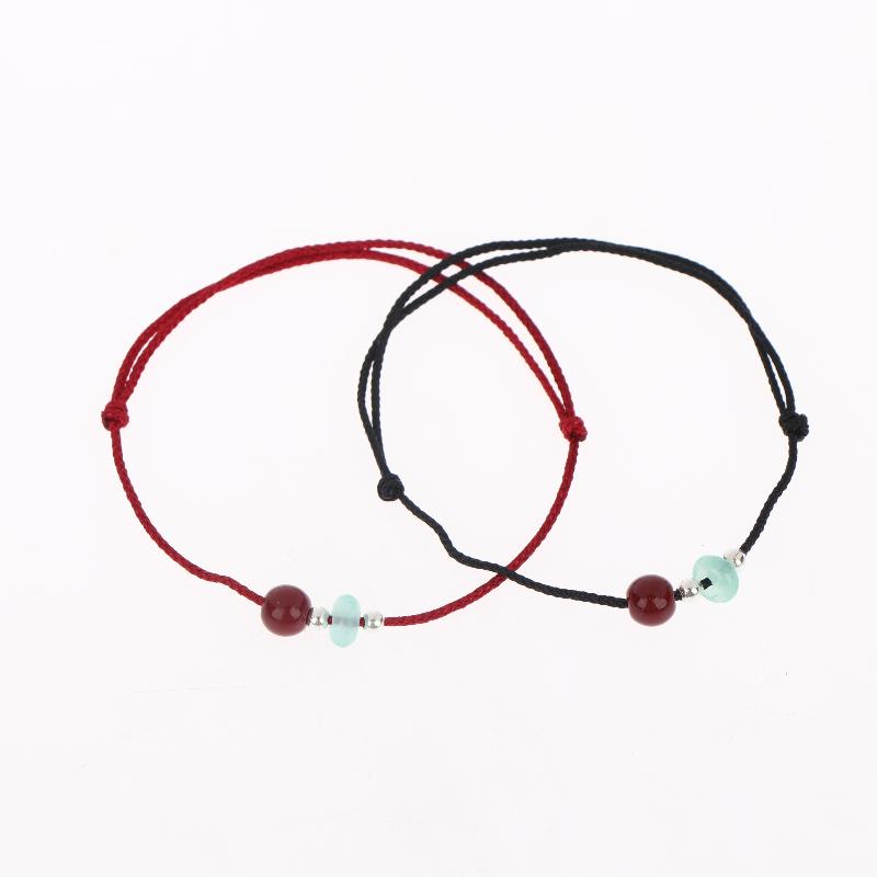 1/2 Stück Handgeflochtene Glücksbändchen Armbänder für Damen Glück Reichtum Armband Paar Freundschaft Schmuck Geschenke