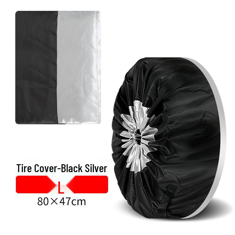Car Tire Cover and Storage Bag for Spare, Snow, and Drift Tires