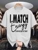 I Match Energy Slogan Printed Men T Shirts Vintage Short Sleeve Comfortable T-Shirt Unisex Co