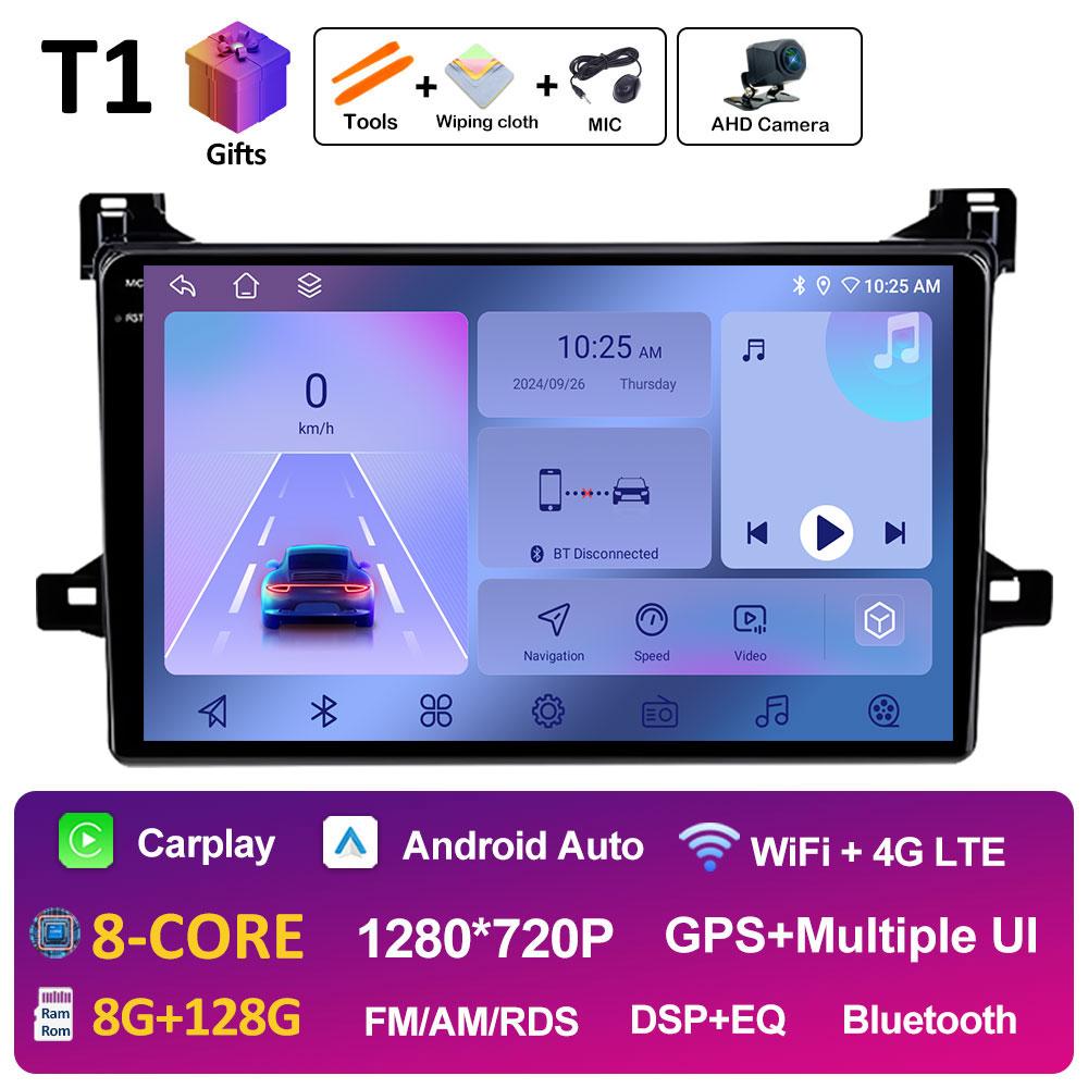 Bluetooth Car Video Radio Player For Toyota Prius XW50 2015 2016 2017 2018 2019 2020 Cooling Fan DSP Stereo Autoradio Head Unit