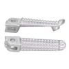 Motorcycle Foot Pegs Direct Replacement with 8 Accessories Foot Pegs Metal Material Abrasion Resistant